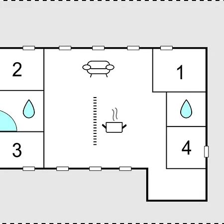 Four-bedroom Holiday In *